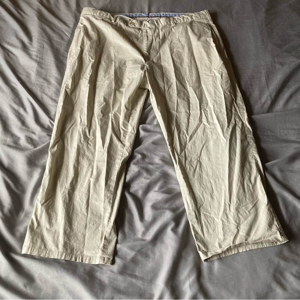 Peter Millar Pants Mens 40 Twill Chino Khaki Casual